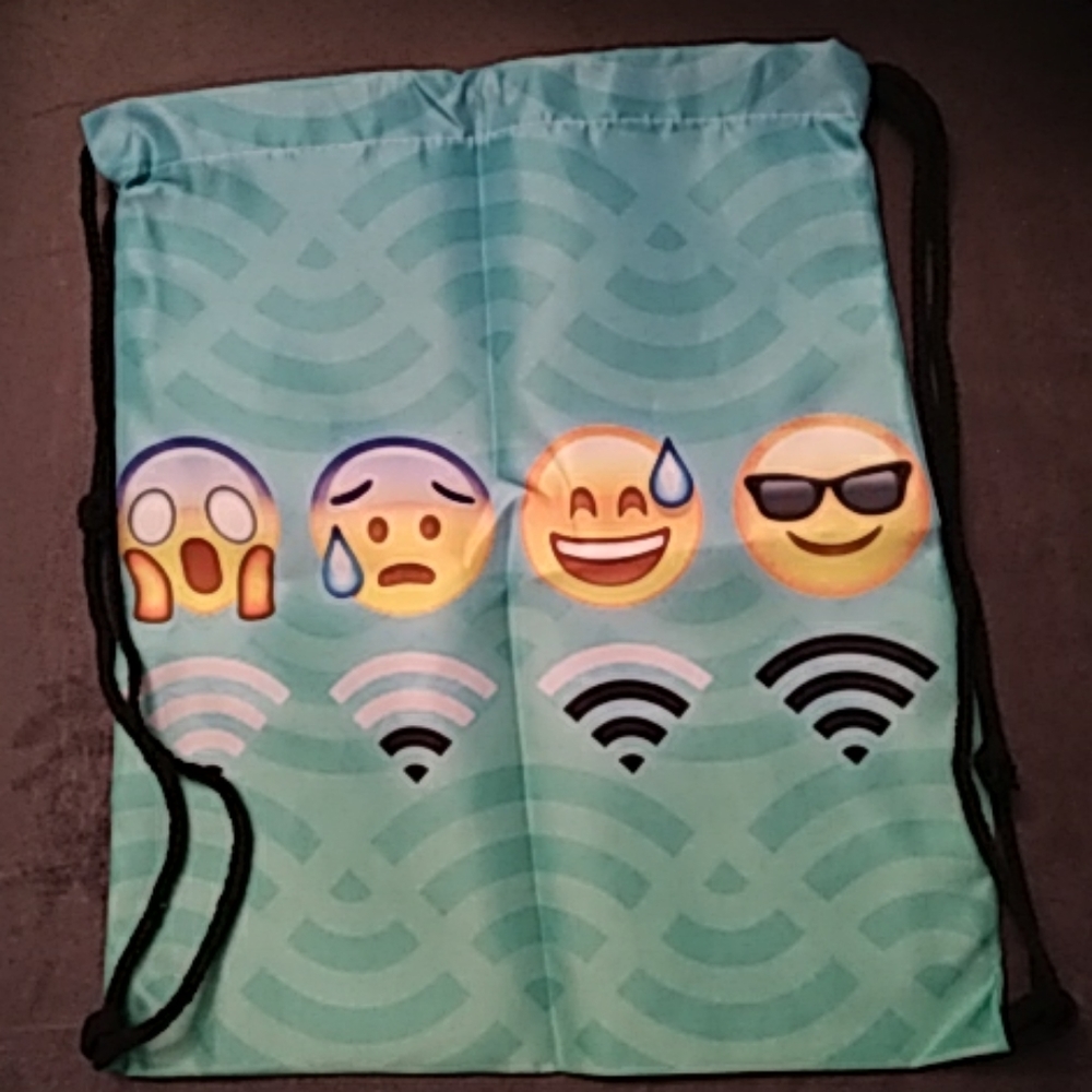 New - Drawstring bag - Shoulder bag - Emoji